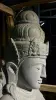 Product image 5 of the product “Standing Sri Dewi, Folded hands and Turning the wheels models, sizes 160cm and 175cm, Natural finish Folded hands (A) | 160 cm”